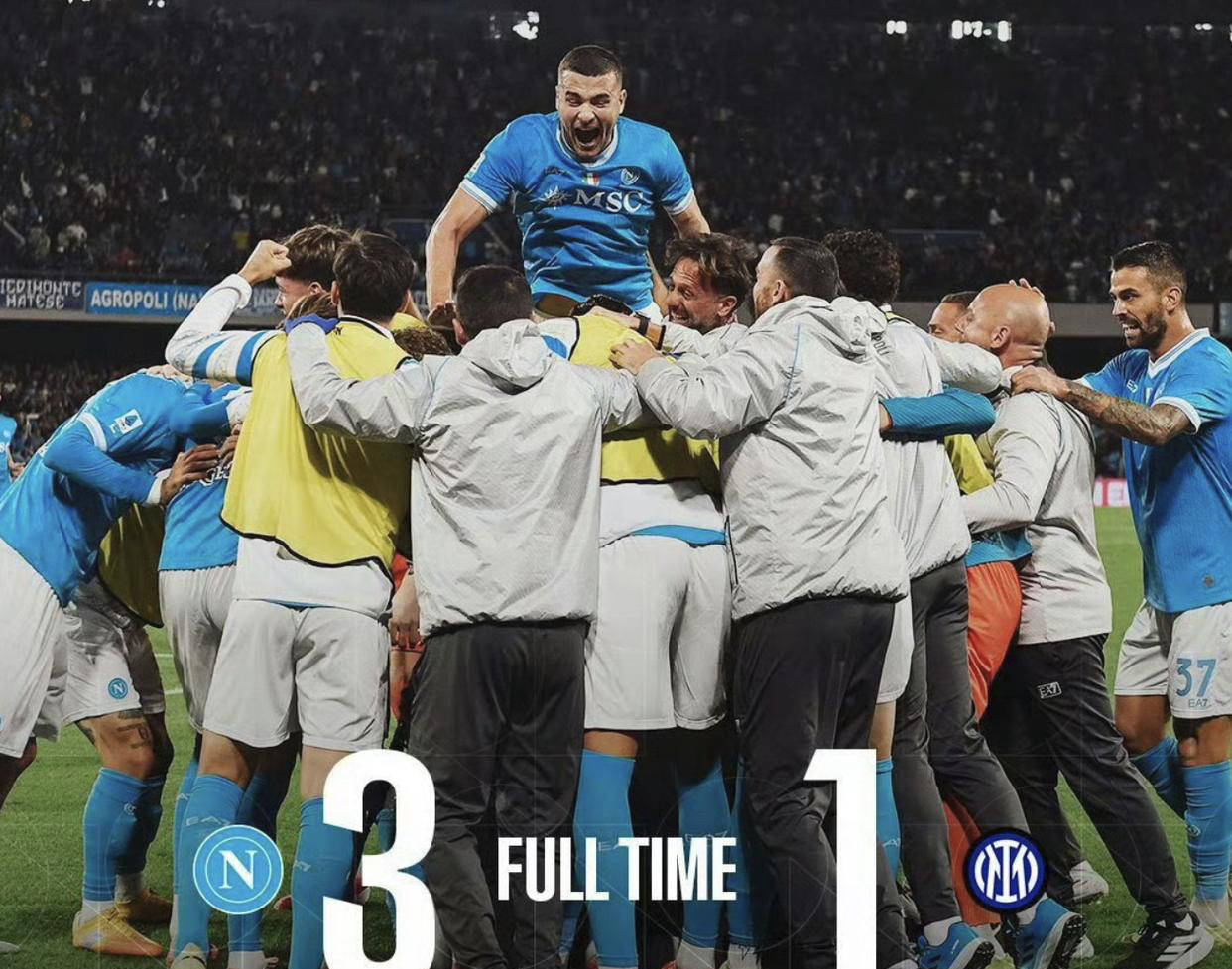 那不勒斯3-1终结国米7连胜,孔蒂执教风格遭质疑,意甲争冠形势激烈 那不勒斯3-1终结国米7连胜,孔蒂执教风格遭质疑,意甲争冠形势激烈